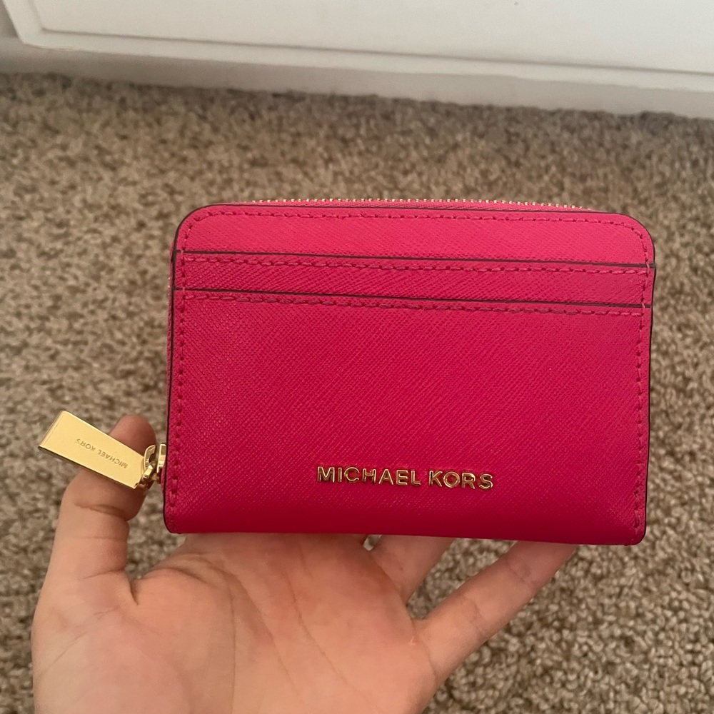 Michael Kors hot pink wallet